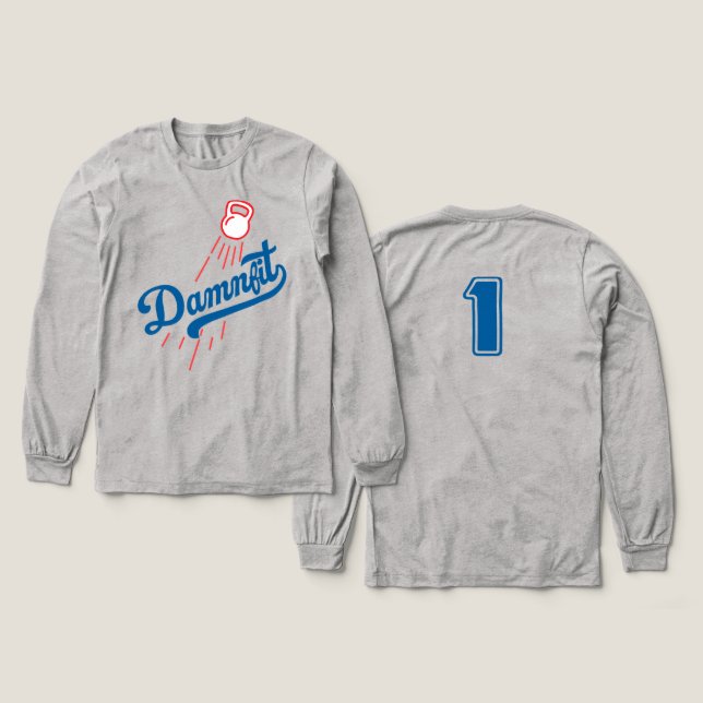 The Damnfit LS Sportbolls Tröja (Design framsida och baksida)