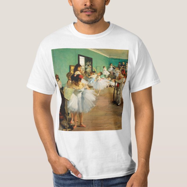 The Dance Class (1874) by Edgar Degas T Shirt (Framsida)