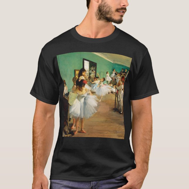 The Dance Class (1874) by Edgar Degas T Shirt (Framsida)