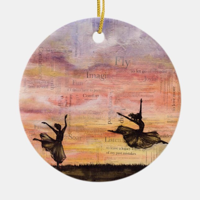 "The Dance of Life" Art Ornament (Framsidan)
