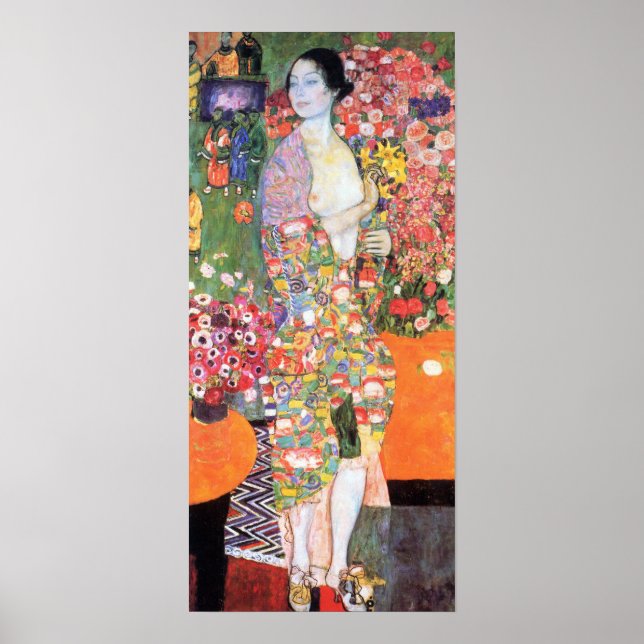 The Dancer, Gustav Klimt Poster (Framsidan)