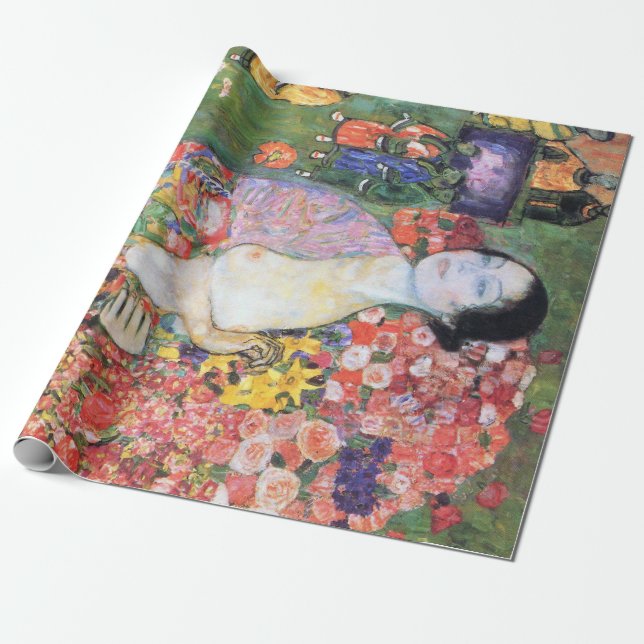 The Dancer, Gustav Klimt Presentpapper (Utrullad)