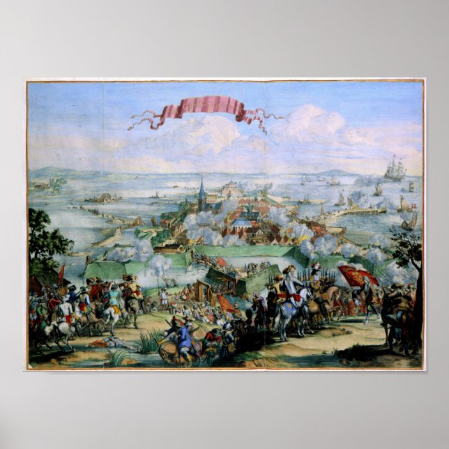 The Danish Conquest of Kristianstadt 1675 Poster (Framsidan)