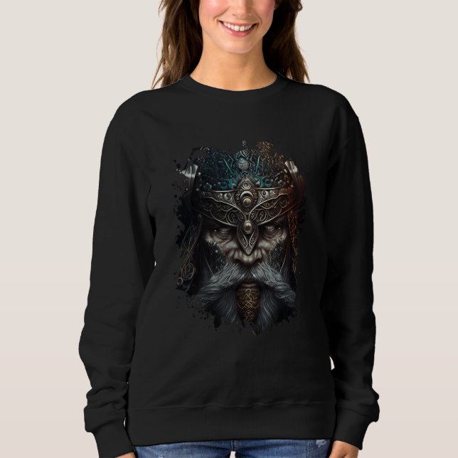 The dark mystical viking with armor  1 t shirt (Framsida)