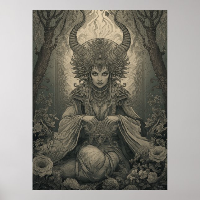 The Dark Seer: High Priestess of Shadows  Poster (Framsidan)
