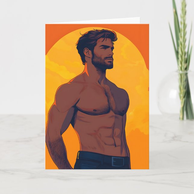 The Dawn of Man Gay Greetings Card Kort (Framsida)