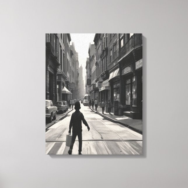 The Day Melted Sideways Canvastryck (Framsida)