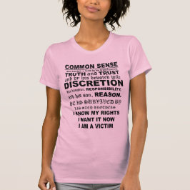The Death of Common Sense Notice Sarcastic Quote T Shirt