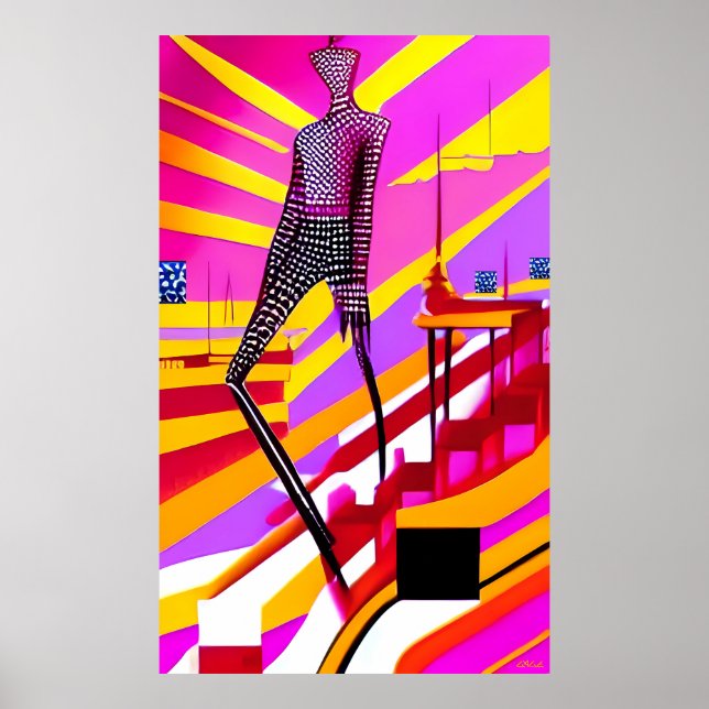 The Declension of Slick-Slax on the Escalator Poster (Framsidan)