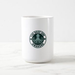 The Deep One vaknar Vintage Cthulhu bläckfisk Kaffemugg