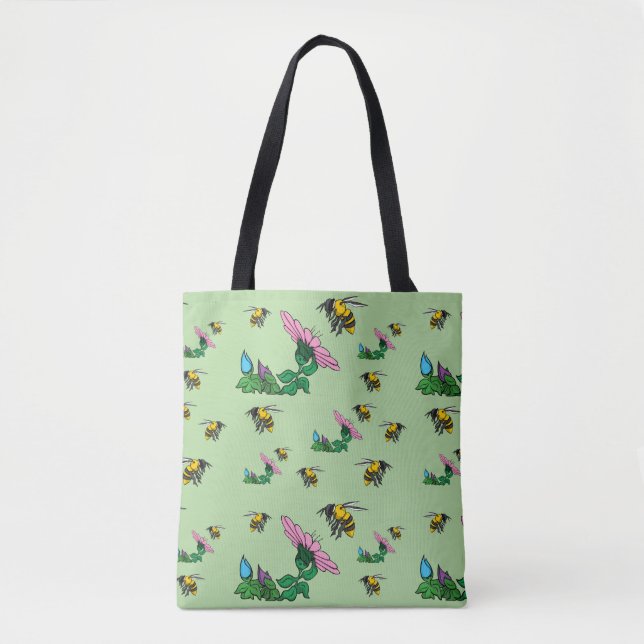 The Defender All-Over Print Bag Tygkasse (Framsida)