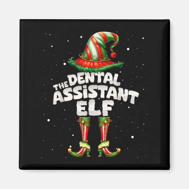 The Dental Istant Elf Family Matching Group Christ Magnet (Framsidan)