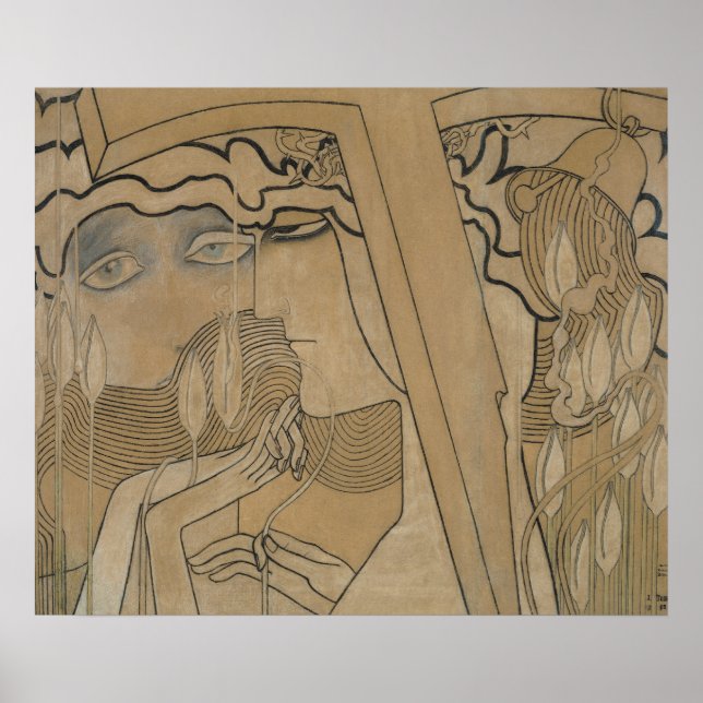 The Desire and the Satisfaction, 1893 Poster (Framsidan)