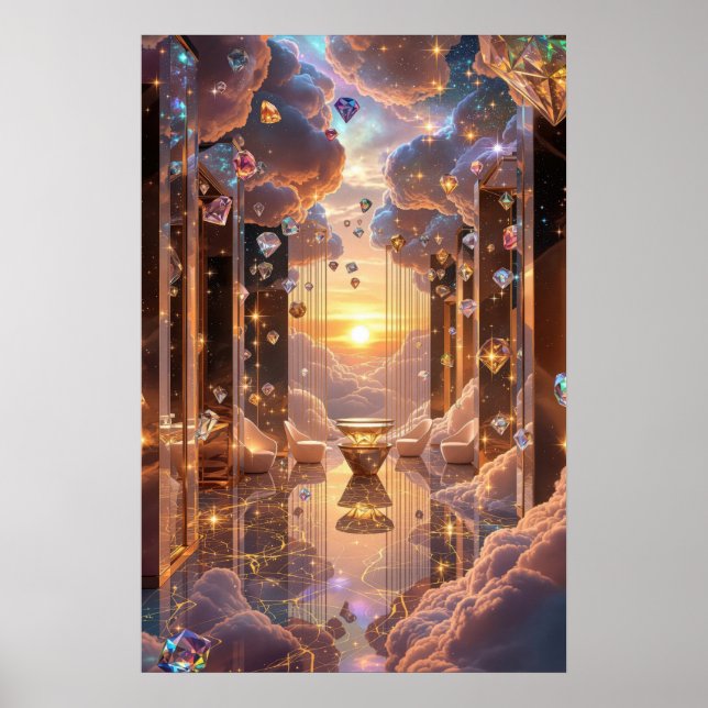 The Diamond Lounge: Where Infinity Meets Luxury Poster (Framsidan)