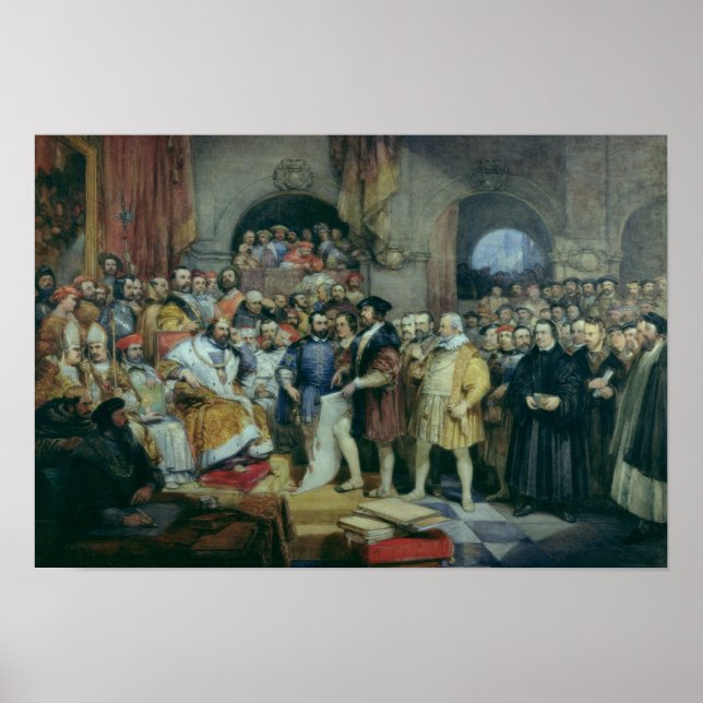 The Diet of Spires, 19 april, 1529 Poster (Framsidan)