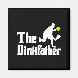 The dinkfather - rolig pickleball-spelare paddelba magnet