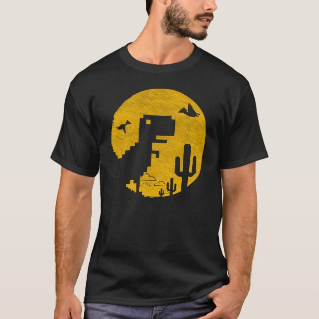The Dino game T Shirt (Framsida)
