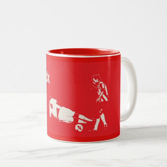 The Dirty Sock - Logo Mug Två-Tonad Mugg (Framsida höger)