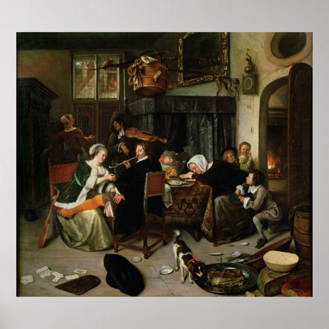 The Dissolute Household, 1668 Poster (Framsidan)