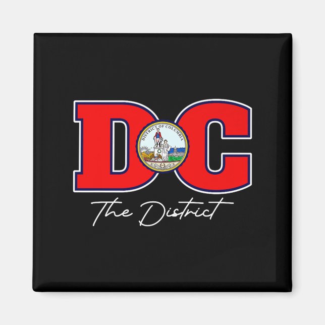 The District Of Washington Dc Semesterpresent USA Magnet (Framsidan)