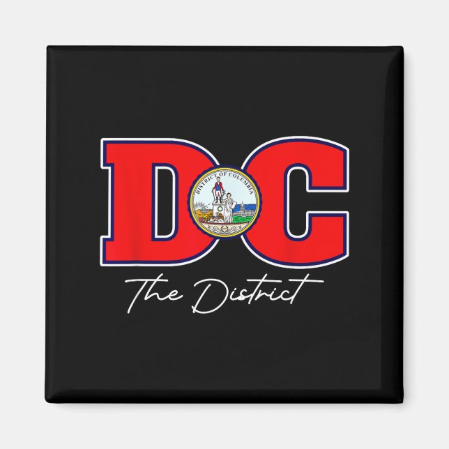 The District Of Washington Dc Semesterpresent USA Magnet (Framsidan)