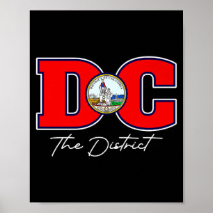 The District Of Washington Dc Semesterpresent USA Poster