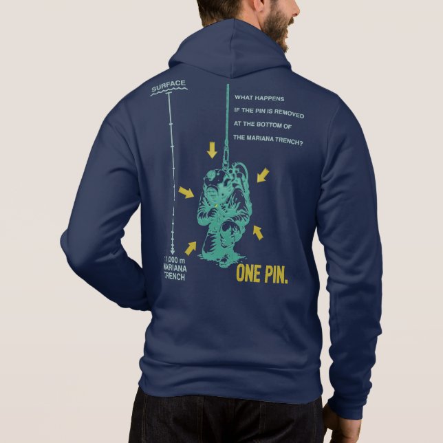 The_Diver_in_the_Mariana_Trench T Shirt (Baksida)