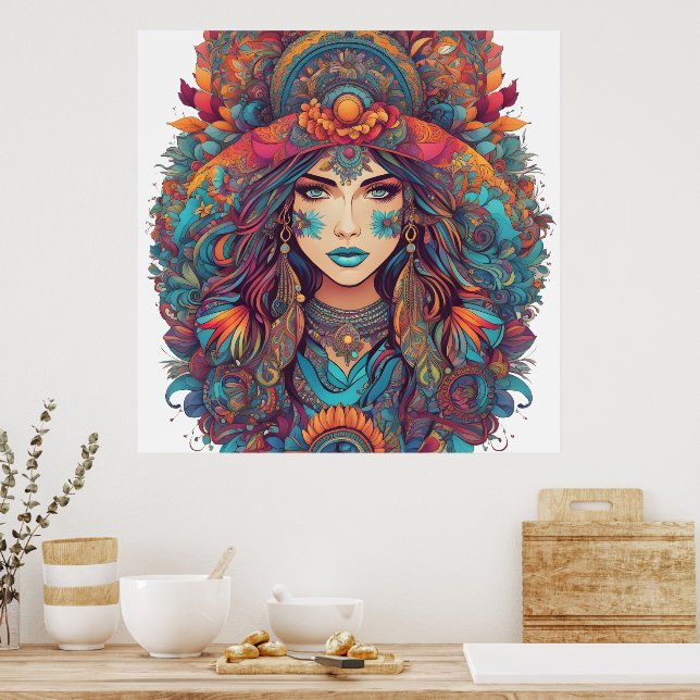 The Divine Feminine Poster (Kök)
