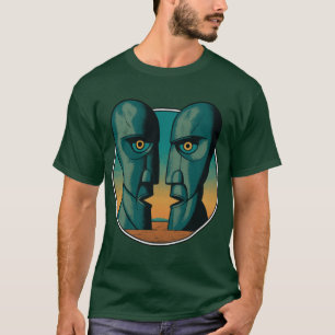 The Division Bell Pink Floyd Premium familj retro T Shirt
