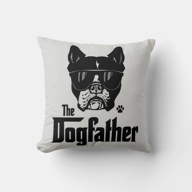 The Dog Father and Dog Dad Kudde (Framsida)