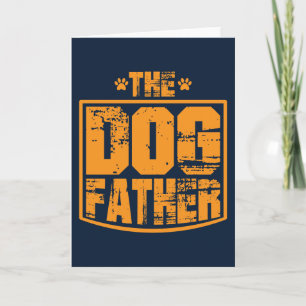 The Dog Father Sliten Grafik Kort