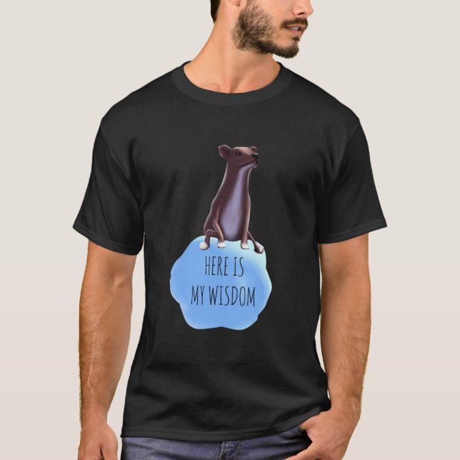 The Dog of Wisdom  T Shirt (Framsida)