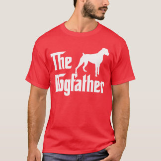 The Dogfather Boerbockälskare Present för män Papp T Shirt
