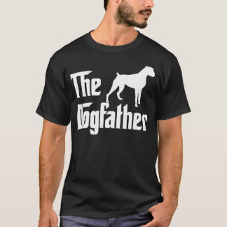The Dogfather Boxer Hund Älskare Gif För Män T Shirt