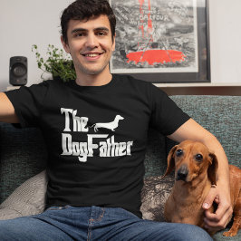 The Dogfather Dachshund Funny T Shirt