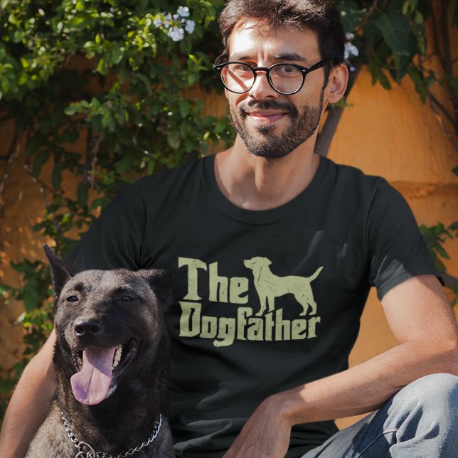 The Dogfather Funny Dog Lover  T Shirt (Skapare uppladdad)