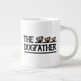 The Dogfather III Personlig med Ditt Namn Jumbo Mugg