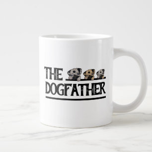 The Dogfather III Personlig med Ditt Namn Jumbo Mugg
