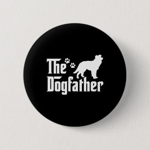 The Dogfather Tee Fars Dagscade Present Hundälskar Knapp
