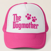 The Dogmother rosa och vit rolig slogan