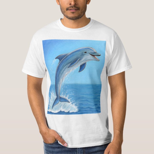 The Dolphin’s Silent Dance T Shirt (Framsida)