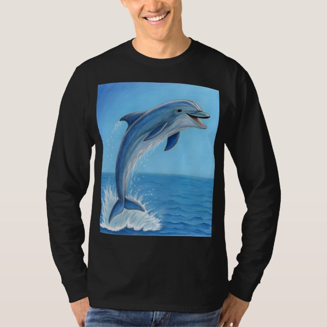 The Dolphin’s Silent Dance T Shirt (Framsida)