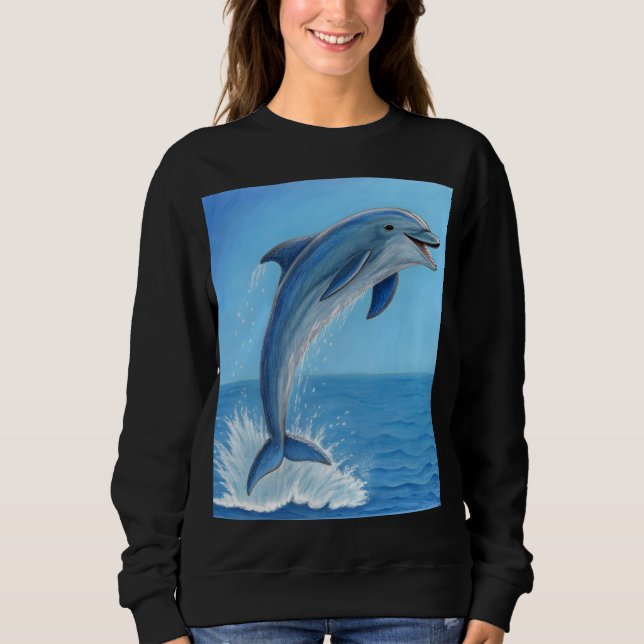 The Dolphin’s Silent Dance T Shirt (Framsida)