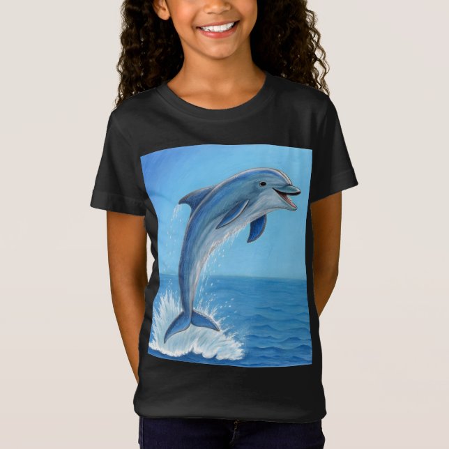 The Dolphin’s Silent Dance T Shirt (Framsida)