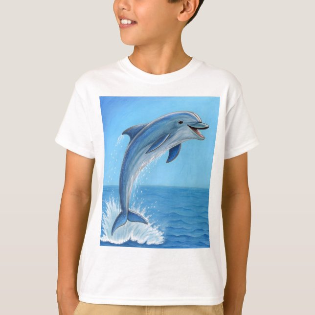The Dolphin’s Silent Dance T Shirt (Framsida)