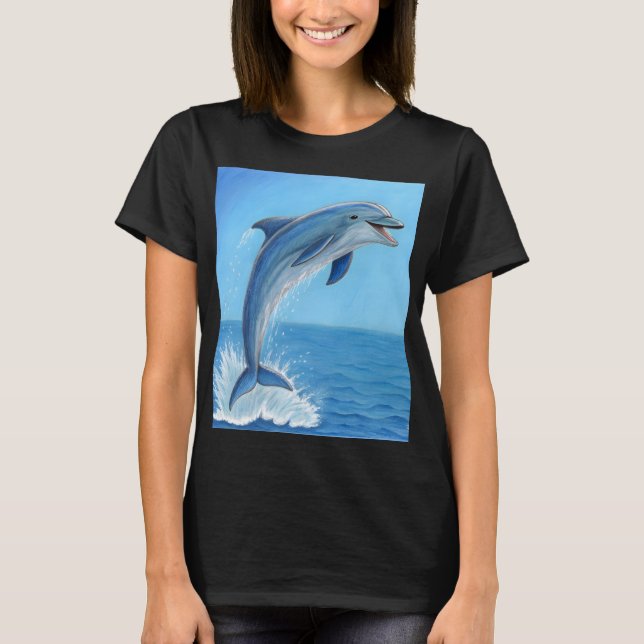 The Dolphin’s Silent Dance T Shirt (Framsida)