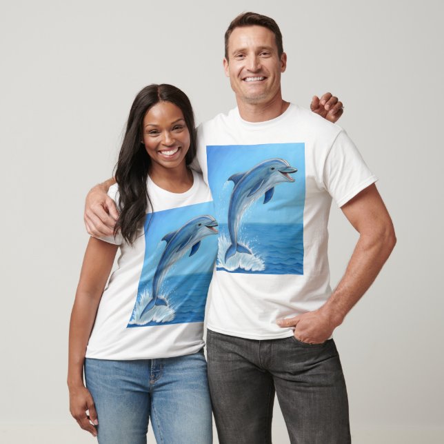The Dolphin’s Silent Dance T Shirt (Unisex)