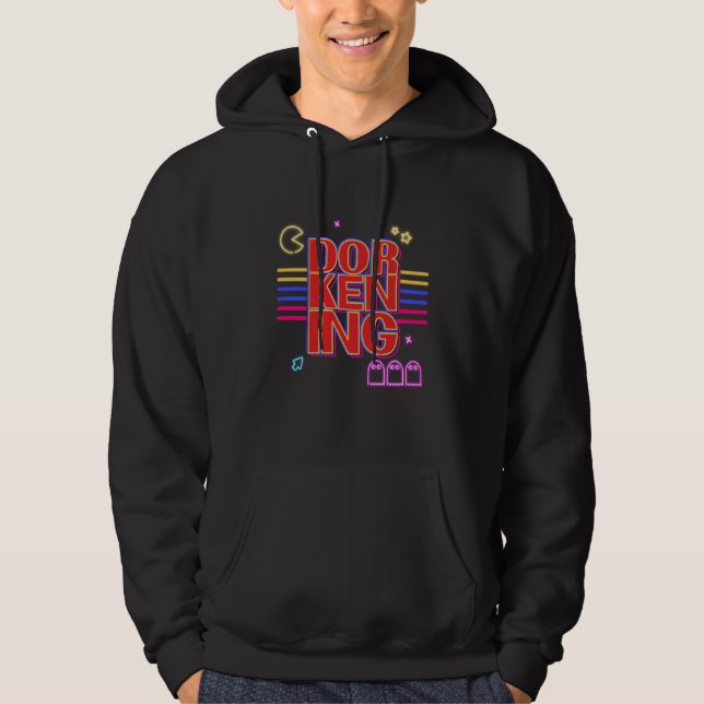 The Dorkening goes to the Arcade Hoodie (Framsida)
