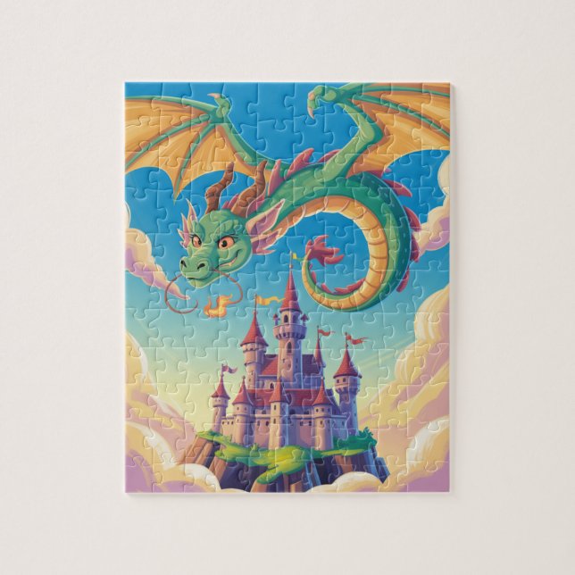 The dragons Castle Puzzle Pussel (Vertikal)