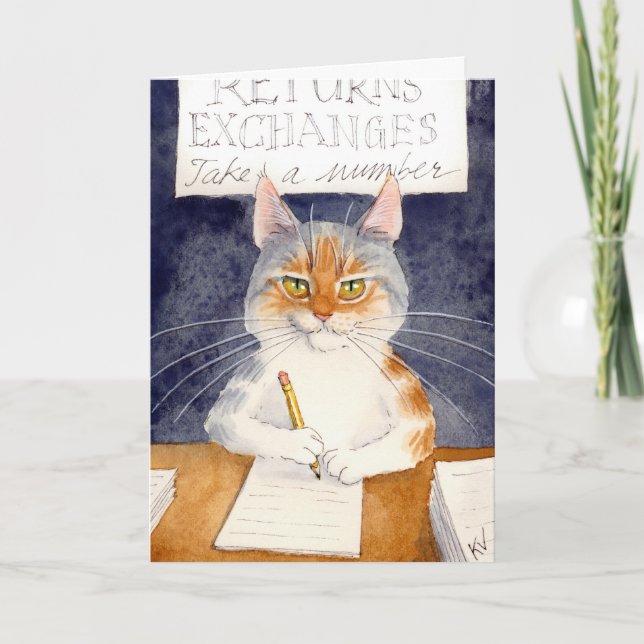 The dreaded Return Department Helgkort (Framsida)